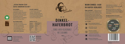 Sommelier Kollektion N° 5: Dinkel-Haferbrot aus der Dose von Fickenschers Backhaus