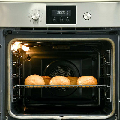 5 Normale Brötchen im Ofen zum Fertigbacken